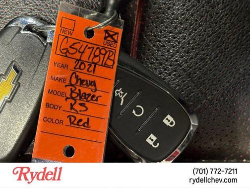 Red Hot 2021 Chevrolet Blazer RS