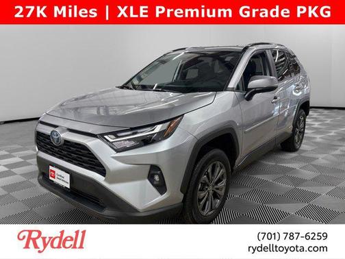 Silver Sky Metallic 2022 Toyota RAV4 Hybrid XLE Premium