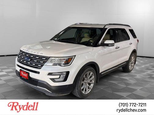 White Platinum 2017 Ford Explorer Limited