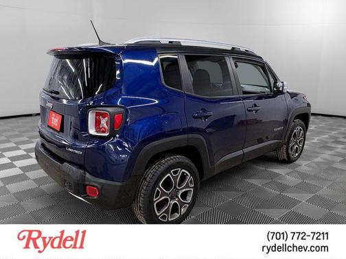 Jetset Blue 2016 Jeep Renegade Limited