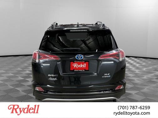 Midnight Black 2017 Toyota RAV4 Hybrid XLE
