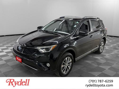 Midnight Black 2017 Toyota RAV4 Hybrid XLE