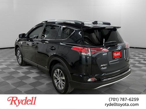 Midnight Black 2017 Toyota RAV4 Hybrid XLE