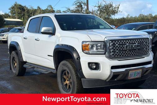 Summit White 2018 GMC Canyon Denali
