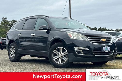 Black Granite Metallic 2015 Chevrolet Traverse 1LT