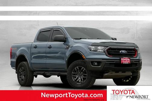 Azure Gray Metallic Tri-Coat 2023 Ford Ranger XLT