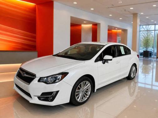 Crystal White Pearl 2016 Subaru Impreza 4dr CVT 2.0i Premium