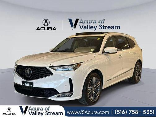 White 2025 Acura MDX Advance Package