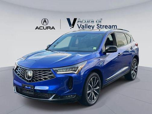 Blue 2025 Acura RDX A-Spec Advance Package