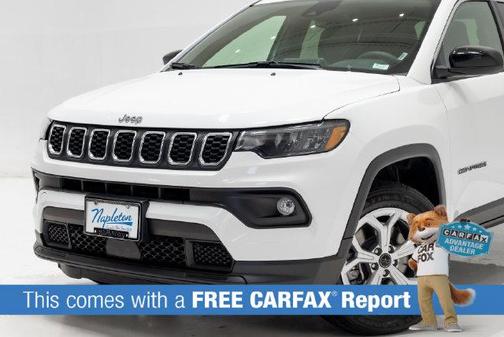 Bright White Clearcoat 2025 Jeep Compass Latitude