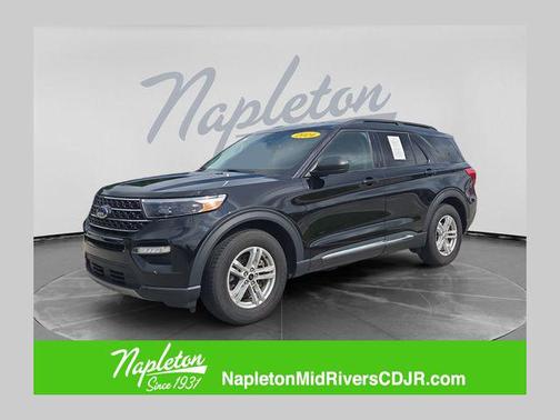 Black Metallic 2024 Ford Explorer XLT