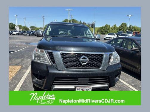 Super Black 2017 Nissan Armada Platinum