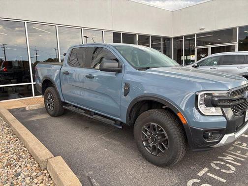 Azure Gray Metallic Tri-Coat 2024 Ford Ranger XLT