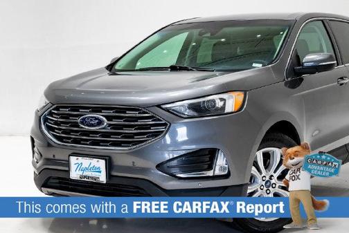Gray Metallic 2022 Ford Edge Titanium