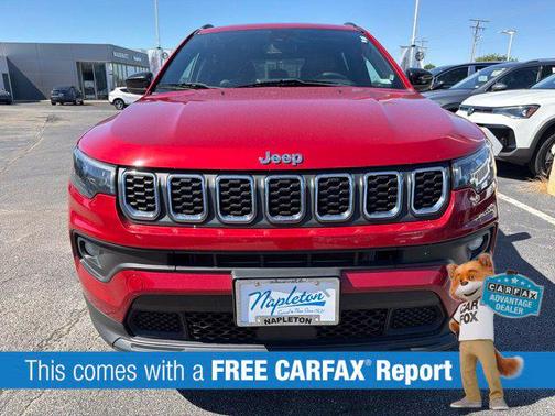Red Hot Pearlcoat 2025 Jeep Compass Latitude