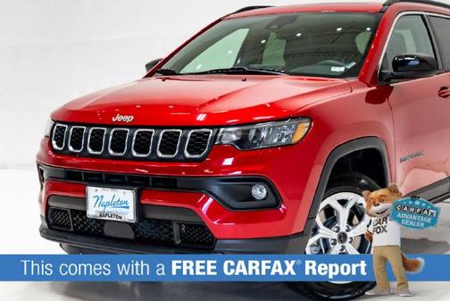Red Hot Pearlcoat 2025 Jeep Compass Latitude