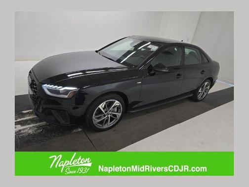 Black Metallic 2021 Audi A4 45 S line Premium Plus