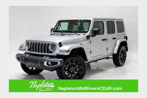 Silver Zynith Clearcoat 2024 Jeep Wrangler 4xe Sahara