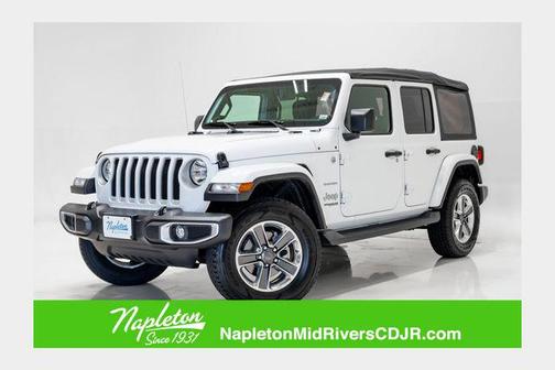 Bright White Clearcoat 2018 Jeep Wrangler Unlimited Sahara