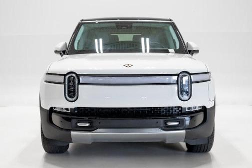 Glacier White 2024 Rivian R1S Adventure Quad Motor Large Pack