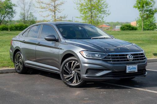 Silk Blue Metallic 2021 Volkswagen Jetta 1.4T SEL