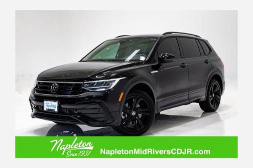 Deep Black 2024 Volkswagen Tiguan 2.0T SE R-Line Black
