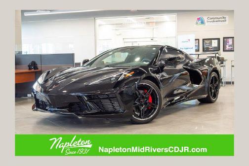 Black 2024 Chevrolet Corvette Stingray w/1LT