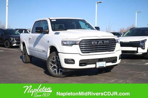 Bright White Clearcoat 2026 RAM 1500 Laramie