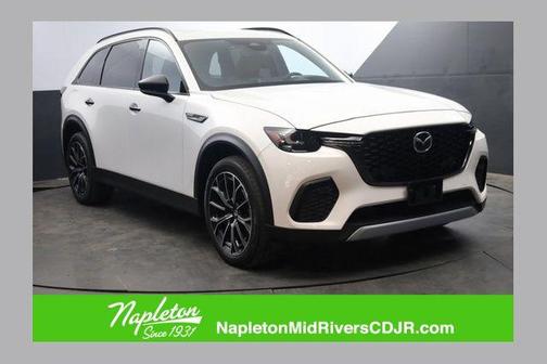 Rhodium White Premium 2025 Mazda CX-70 PHEV Premium Plus Package