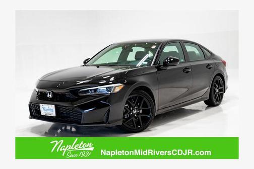 Crystal Black Pearl 2025 Honda Civic Sport