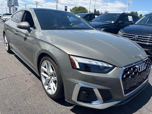 Chronos Gray Metallic 2023 Audi A5 Sportback 45 S Line Premium Plus