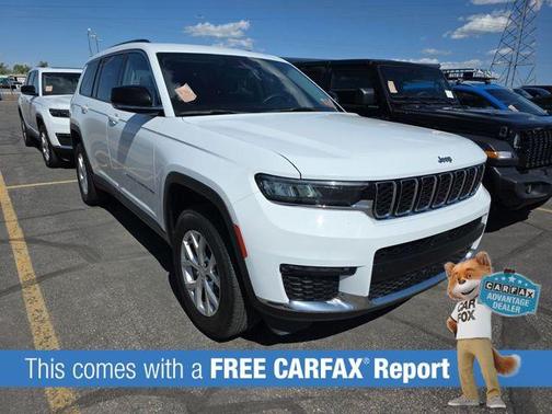 Bright White Clearcoat 2023 Jeep Grand Cherokee L Limited