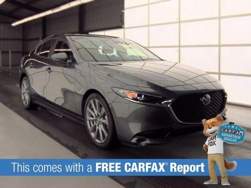 Machine Gray Metallic 2025 Mazda Mazda3 FWD w/Preferred Package