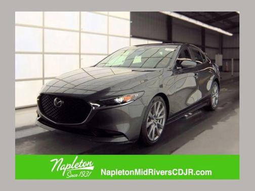 Machine Gray Metallic 2025 Mazda Mazda3 FWD w/Preferred Package