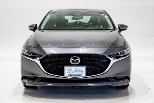 Machine Gray Metallic 2025 Mazda Mazda3 FWD w/Preferred Package
