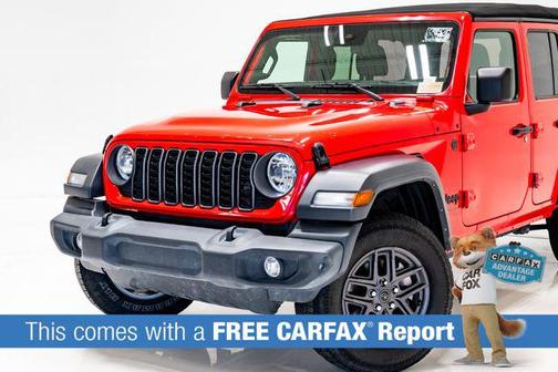 Firecracker Red Clearcoat 2024 Jeep Wrangler Sport S