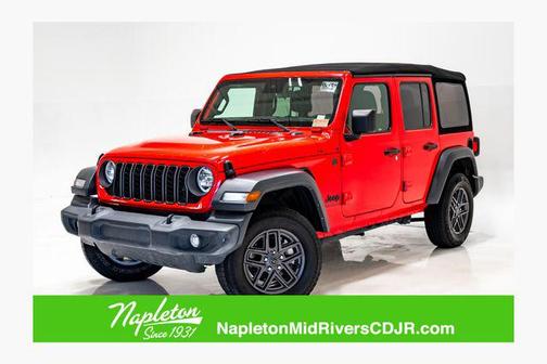 Firecracker Red Clearcoat 2024 Jeep Wrangler Sport S
