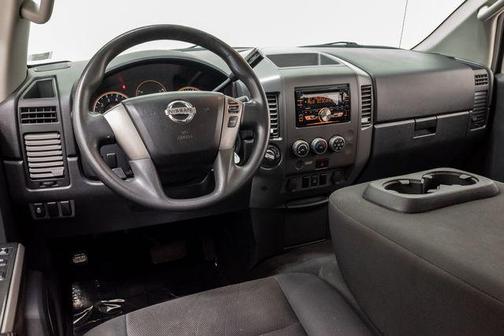 Glacier White 2015 Nissan Titan S
