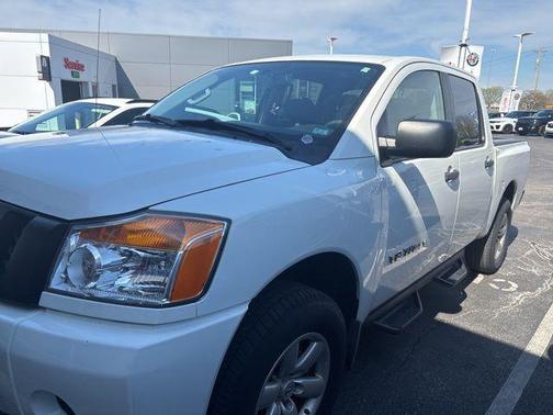 Glacier White 2015 Nissan Titan S