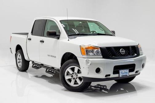 Glacier White 2015 Nissan Titan S