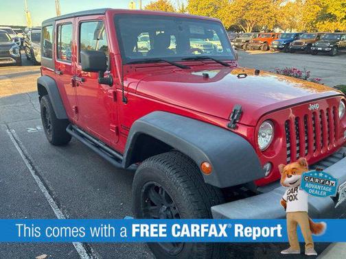Firecracker Red Clearcoat 2018 Jeep Wrangler JK Unlimited Sport