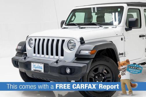 Bright White Clearcoat 2023 Jeep Wrangler Sport