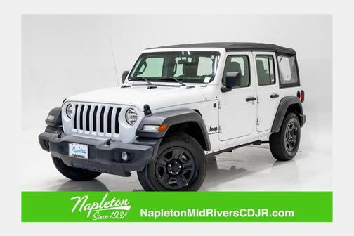 Bright White Clearcoat 2023 Jeep Wrangler Sport