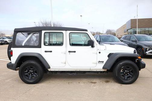 Bright White Clearcoat 2023 Jeep Wrangler Sport