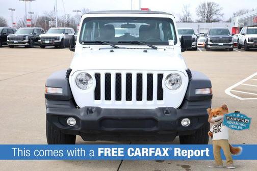 Bright White Clearcoat 2023 Jeep Wrangler Sport