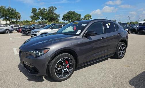 Vesuvio Gray Metallic 2024 Alfa Romeo Stelvio Veloce AWD