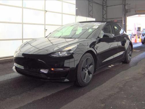 Solid Black 2022 Tesla Model 3 Long Range
