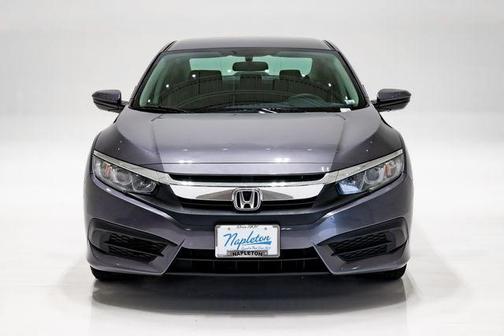 Modern Steel Metallic 2017 Honda Civic LX