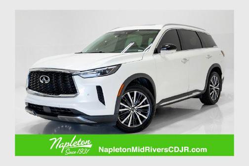 Majestic White 2023 INFINITI QX60 SENSORY