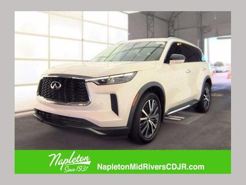 Majestic White 2023 INFINITI QX60 SENSORY